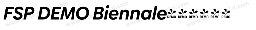 FSP DEMO Biennale字体转换